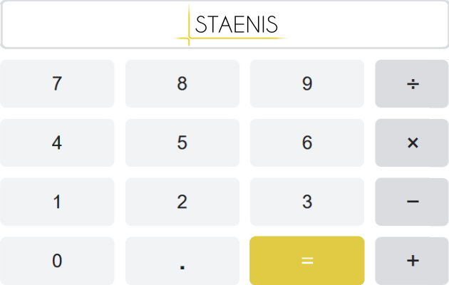 Calculatrice de chape