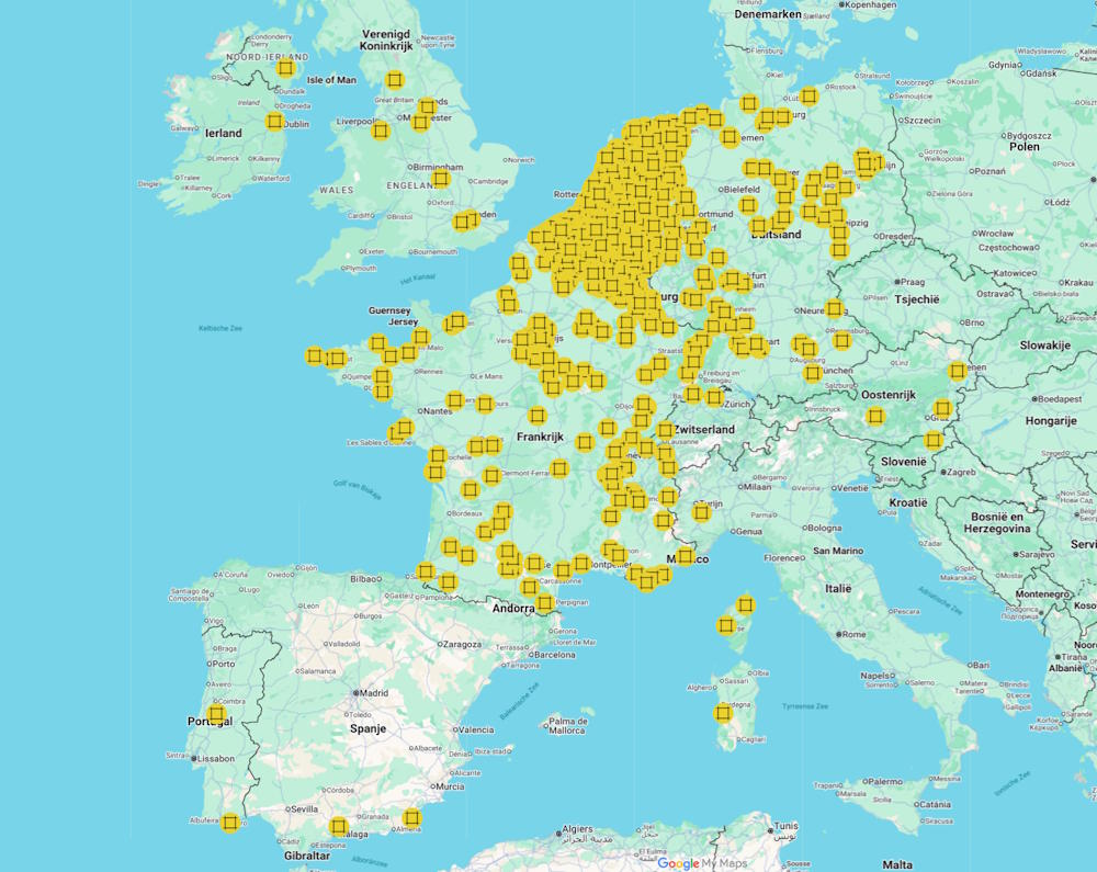 Staenis referentiekaart